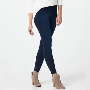 SPANX Jean-ish® Ankle Leggings in Twilight Rinse Petite Inseam Size M/M